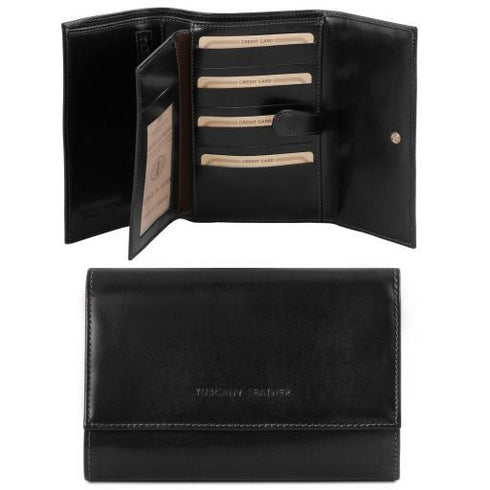 Exclusive 4 fold leather wallet for women